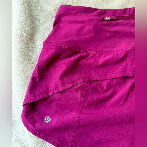 NWT RARE Lululemon Speed Up HR Short Magenta Size 4 - Picture 8 of 11